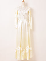 70's ”GUNNE SAX" 長袖 プレーリードレス