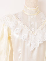 70's ”GUNNE SAX" 長袖 プレーリードレス