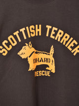 【2色展開】 プリント スウェットシャツ「SCOTTISH TERRIER」