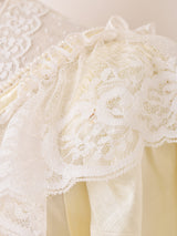 70's ”GUNNE SAX" 長袖 プレーリードレス