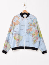 【2色展開】Backers マップ柄 ジャケット