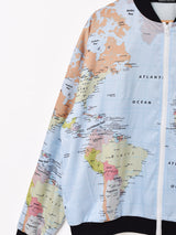 【2色展開】Backers マップ柄 ジャケット