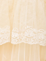 Made In USA 70's "GUNNE SAX" オフショルダー レース ロングドレス