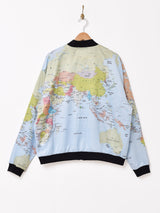 【2色展開】Backers マップ柄 ジャケット