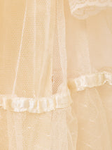 Made In USA 70's "GUNNE SAX" オフショルダー レース ロングドレス