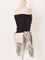 【2色展開】 ミリタリーデザイン コルセット ビスチェ