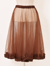 【3色展開】Meridian チュール フリル スカート