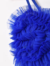 【4色展開】Meridian チュール フリル ビスチェ