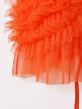 【4色展開】Meridian チュール フリル ビスチェ