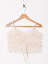 【4色展開】Meridian チュール フリル ビスチェ