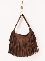 【2色展開】2way フリンジ ショルダーバッグ