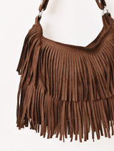 【2色展開】2way フリンジ ショルダーバッグ