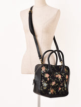 【3色展開】総柄 ゴブラン織り 2Way ハンドバッグ