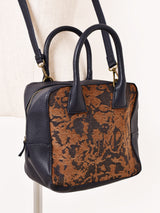 【3色展開】総柄 ゴブラン織り 2Way ハンドバッグ