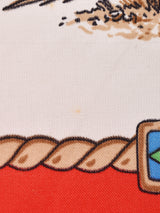 アニマル×ペイズリー柄 スカーフ