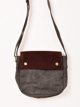 【2色展開】ワックスドコットン ミニショルダーバッグ