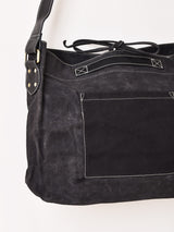 【2色展開】ワックスドコットン ショルダーバッグ