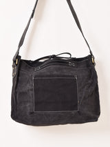 【2色展開】ワックスドコットン ショルダーバッグ