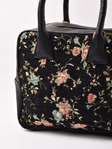 【3色展開】総柄 ゴブラン織り 2Way ハンドバッグ