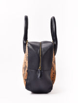 【3色展開】総柄 ゴブラン織り 2Way ハンドバッグ