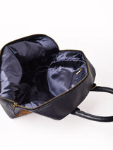 【3色展開】総柄 ゴブラン織り 2Way ハンドバッグ