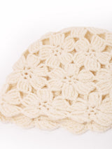 フラワークロシェ ニットキャップ