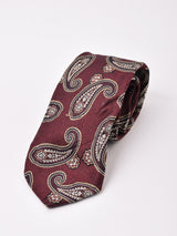 イタリア製 ペイズリー柄 ネクタイ