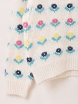 Elcamino 花柄 セーター