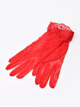 【6色展開】フリル レースグローブ