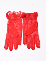 【6色展開】フリル レースグローブ