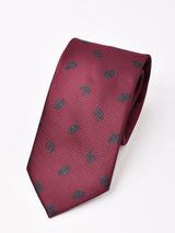 【3色展開】ミニペイズリー柄 ネクタイ