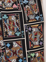 【2色展開】Meridian トランプ柄 ゴブラン織り コクーンパンツ