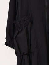 Meridian シャーリング コートドレス