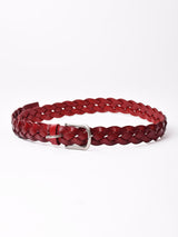 【6色展開】レザー メッシュベルト