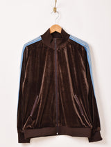 【3色展開】Meridian ライン入り ベロア ジョグトップ