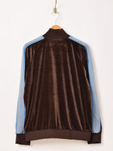 【3色展開】Meridian ライン入り ベロア ジョグトップ