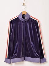 【3色展開】Meridian ライン入り ベロア ジョグトップ