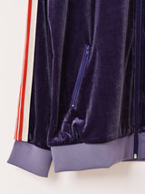 【3色展開】Meridian ライン入り ベロア ジョグトップ