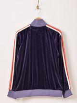 【3色展開】Meridian ライン入り ベロア ジョグトップ