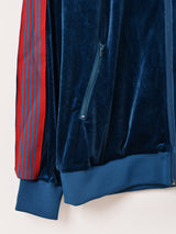 【3色展開】Meridian ライン入り ベロア ジョグトップ