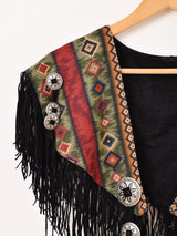 ウエスタン フリンジケープ