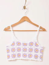 【2色展開】Elcamino グラニースクエア キャミソール