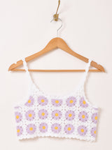 【2色展開】Elcamino グラニースクエア キャミソール