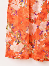 【2色展開】Meridian 花柄 シアー キャミソール