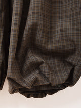 【2色展開】Meridian チェック柄 バルーンパンツ