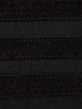 【2色展開】Meridian ベロアレース クロップド 長袖カットソー