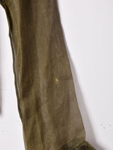 長袖シアーリボンブラウス