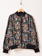 【2色展開】Backers トランプ柄 ゴブラン織り リバーシブルジャケット