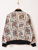 【2色展開】Backers トランプ柄 ゴブラン織り リバーシブルジャケット