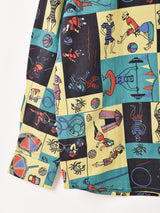 Backers 総柄 サーカス柄 長袖シャツ